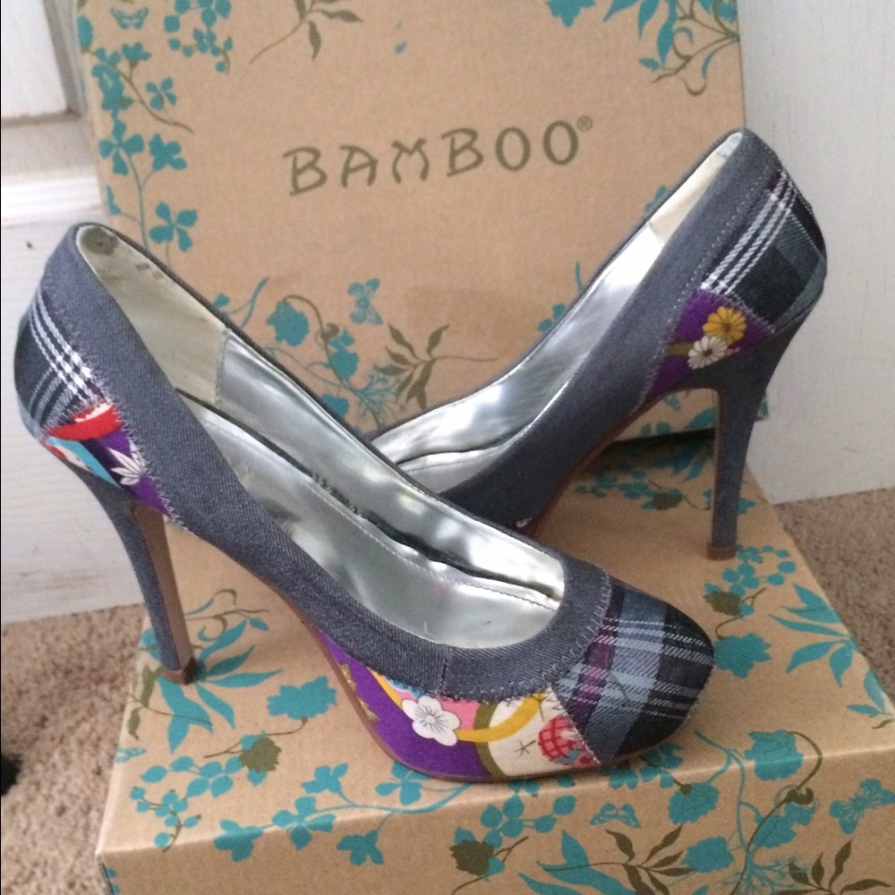 Multicolor high heels